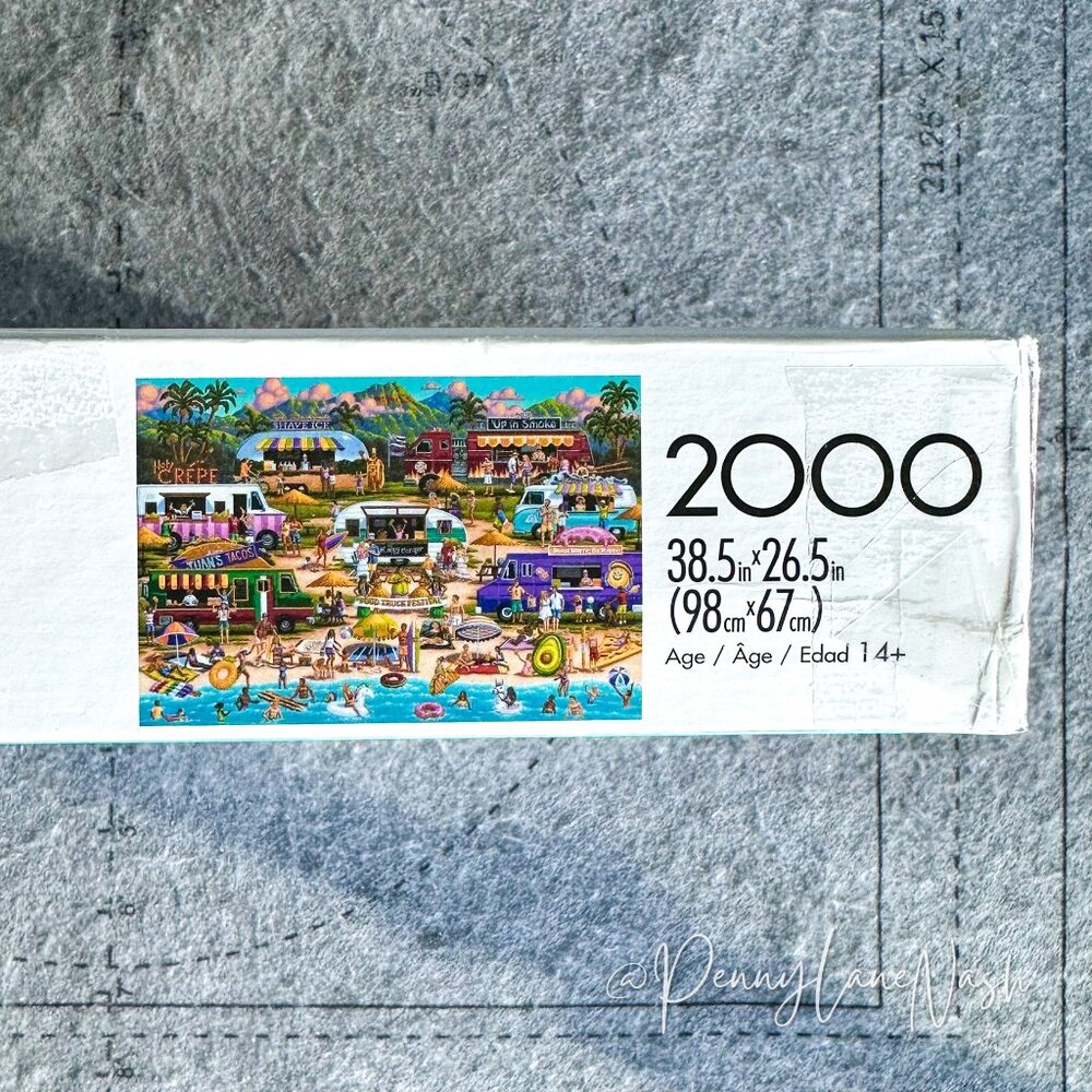 Buffalo Games Hawaiian Food Truck Festival 2000 Piece Jigsaw Puzzle - Picture 14 of 14